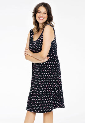 Dress sleeveless SPRINKLE - black  - #1