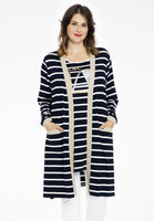 Cardigan lurex trim MARITIME - blue - #1