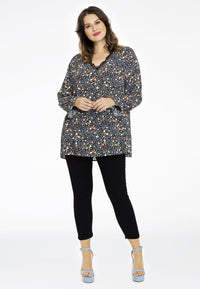 Tunic FLOWER RAIN - black - #2