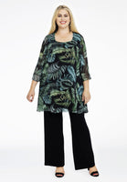 Tunic wide bottom TROPICOOL - black  - #2