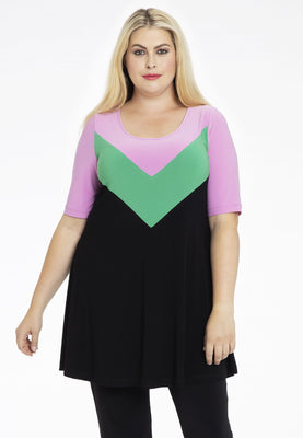 Tunic wide bottom COLOURBLOCK - multi - #1