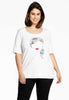 T-Shirt relax 'female figure' - white 