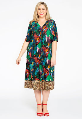 Pleated dress PARADISE LEO - multi - #2