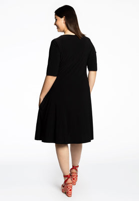 Dress v-neck DOLCE - black  - #3