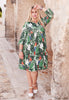 Dress ruffled PARROT - ecru - #5