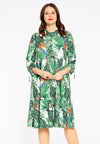 Dress ruffled PARROT - ecru