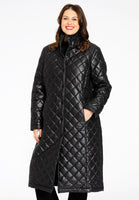 Quilted coat - black  - #1