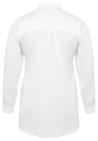 Blouse with ruffles - white - #4