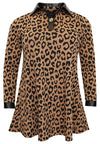 Tunic jacquard LEOPARD - brown - #4