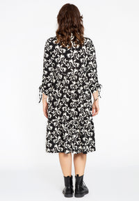 Dress with bows WILLOW - black - #3