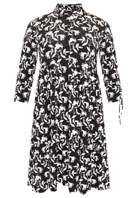 Dress with bows WILLOW - black - #4