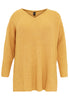 Pullover with rib - yellow - #4