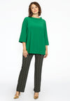 Shirt A-line turtle neck DOLCE - green