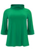 Shirt A-line turtle neck DOLCE - green  - #4