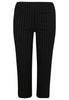 Trousers wide PINSTRIPE - black  - #3