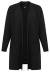 Cardigan with pockets - black - #4