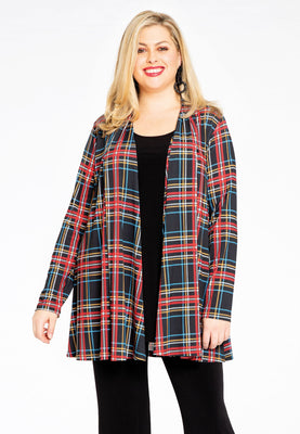 Cardigan short pleated GLASGOW - black  - #1