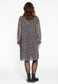 Dress Aline smock CHEETAH - grey - #3