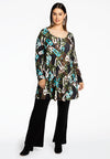 Tunic wide bottom AMY - black - #1