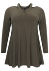 Tunic wide bottom strap DOLCE - green - #4