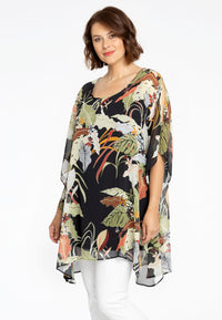 Tunic square ZAZOE - black - #1