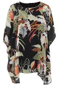 Tunic square ZAZOE - black - #4