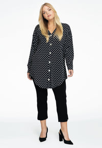 Blouse wide POLKADOT - black - #2