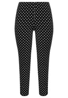 Pencil trousers POLKADOT - black  - #4