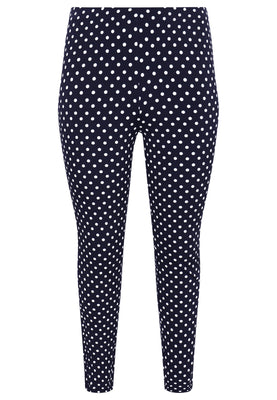 Pencil trousers POLKADOT - blue - #1