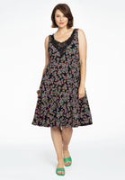 Dress lace neckline RUBY - black  - #2