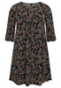 Dress puffed sleeves RUBY - black  - #4