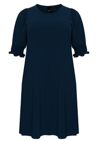 Dress puff sleeve DOLCE - blue - #3