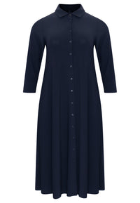 Dress-blouse long DOLCE - blue - #4