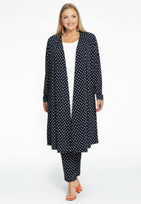 Cardigan pleated POLKADOT - blue - #2