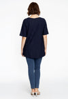 Tunic flare waterfall CHAINS - blue - #3