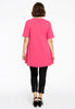 Tunic wide bottom beads COTTON - pink - #3