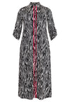 Blouse-dress ZEBRA - black - #4