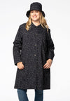 Raincoat basic LITTLE DOT - black 