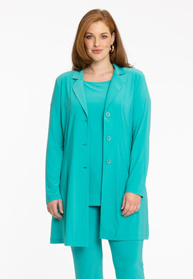 Blazer long DOLCE - turquoise - #1