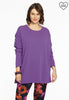 Pull square cashmere - purple 