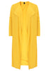 Cardigan drape neck cashmere - yellow - #4