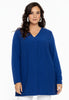 Pullover V-neck - indigo