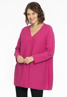 Pullover V-neck - pink - #1