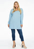 Pull v-neck cashmere - light blue - #2