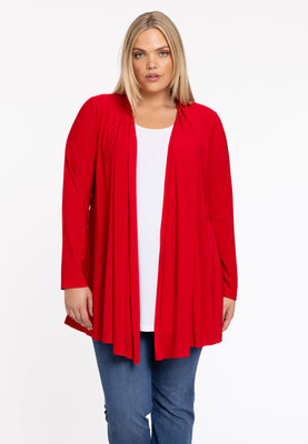 Cardigan short pleated DOLCE - red  - #1