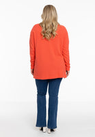 Pullover polo collar - orange  - #3