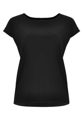 T-shirt cap sleeves DOLCE - black  - #4