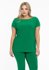 T-shirt cap sleeves DOLCE - green