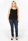 Singlet spaghetti straps DOLCE - black