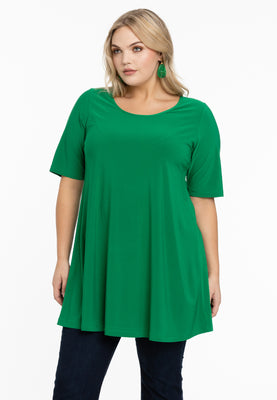 Tunic wide bottom DOLCE - green  - #1